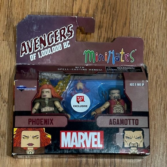 Marvel Minimates Phoenix & Agamotto Avengers of 1,000,000 BC Minimates New - Picture 1 of 5